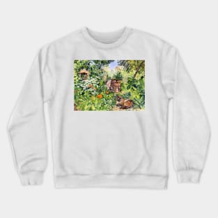 Rincon de mi Jardin. Corner of my Garden. Crewneck Sweatshirt